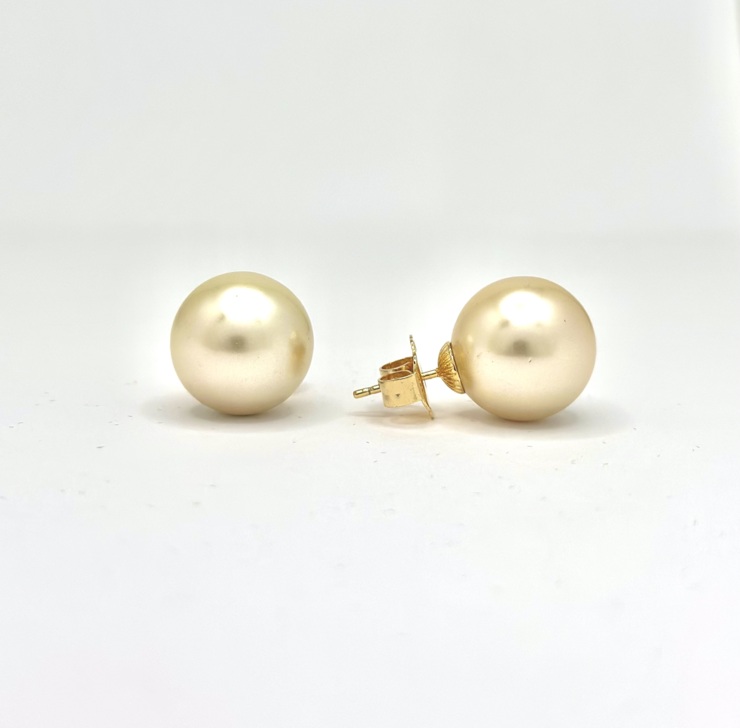 Orecchini classici perla - crema