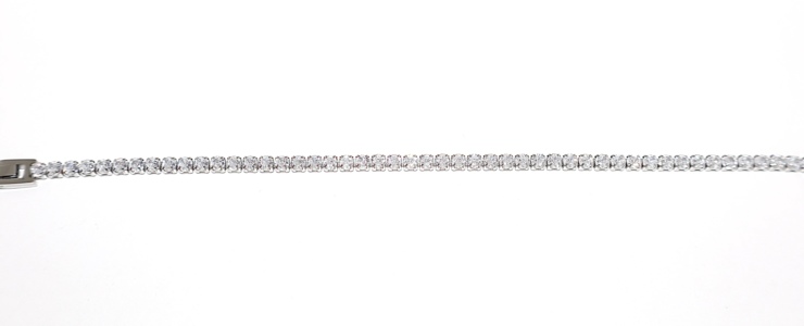 Bracciale Tennis con strass 4mm