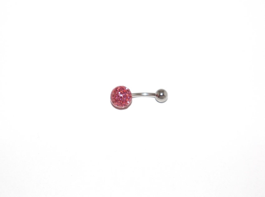 Piercing ombelico strass colorati  