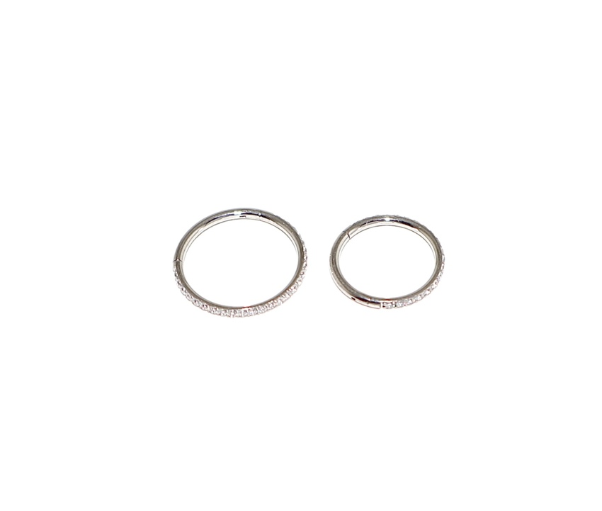 Piercing Circular trago con strass  