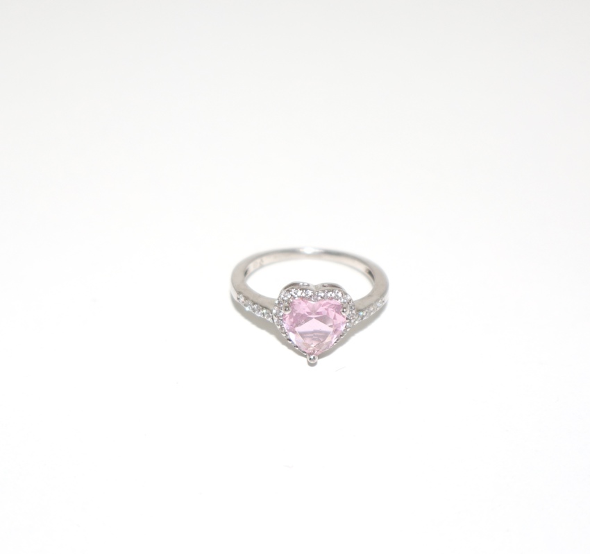 Anello Cuore Rosa  