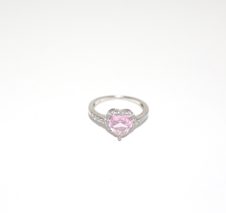 Anello Cuore Rosa